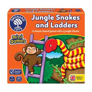 Orchard Toys Jungle Snakes and Ladders Mini Game